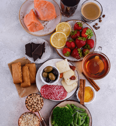 Smartphone with calorie tracking app